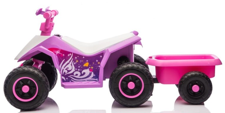 6V Battery Powered Kids Electric Vehicle, Kids Ride On ATV, 4 Wheeler Quad W Headlights, MP3, USB, Volume Control, Large Seat, Electric Ride On Toys Best Gifts For Age 3 - 6 Years Old - 9 Boss Studio Mp3 store