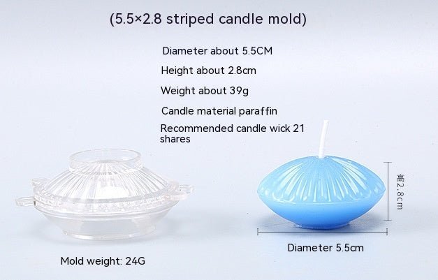Floating Candle Mould Oval Hand - made Material - 9 Boss Studio Mp3 store
