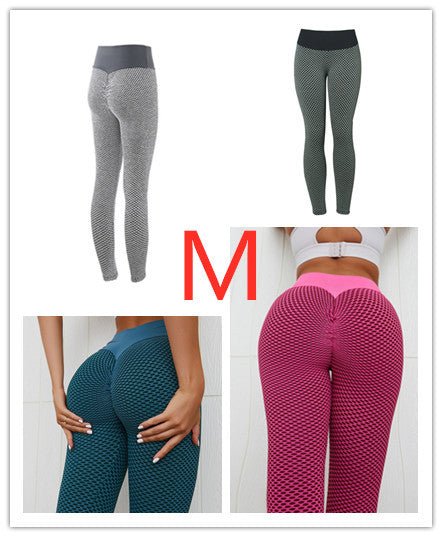 Plaid Leggings Fitness Yoga Pants Women's Seamless High Waist Breathable Gym Leggings - 9 Boss Studio Mp3 store