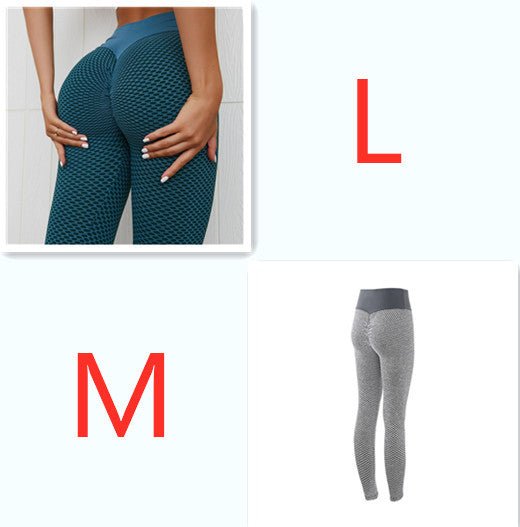 Plaid Leggings Fitness Yoga Pants Women's Seamless High Waist Breathable Gym Leggings - 9 Boss Studio Mp3 store