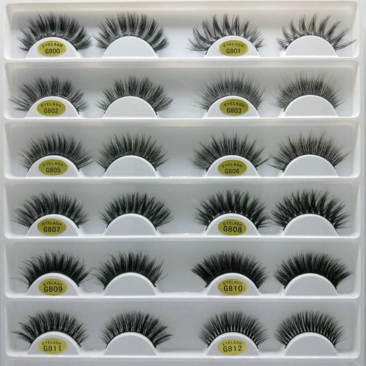 3D mink hair false eyelashes - 9 Boss Studio Mp3 store