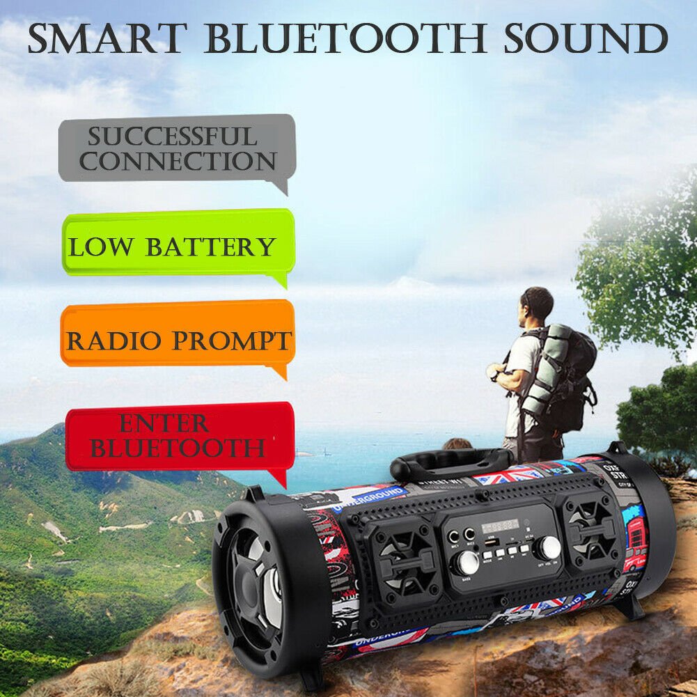 High - power Portable Waterproof Wireless Bluetooth Speaker - 9 Boss Studio Mp3 store