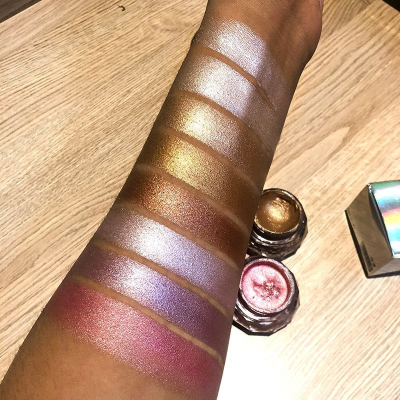 Face Highlighter Jelly Gel Mermaid Eyeshadow Glow Body Glitter Festival Makeup Iluminador Gold Liquid Highlighter Bronzer - 9 Boss Studio Mp3 store