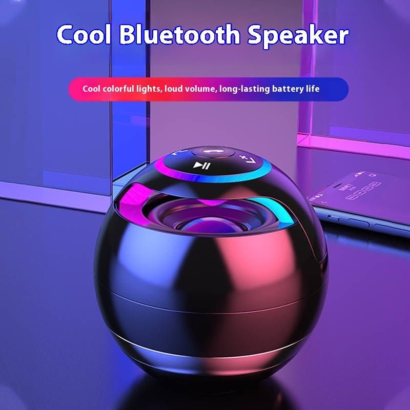 Colorful Light Bluetooth Audio Super Dynamic Bass Boost Portable Small Speaker Mini High Sound Quality Large Volume - 9 Boss Studio Mp3 store