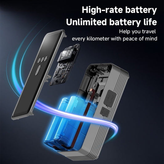 Car Battery Starter With Air Compressor 12V 2000A Car Battery Starter Digital Tire Inflator - 9 Boss Studio Mp3 store