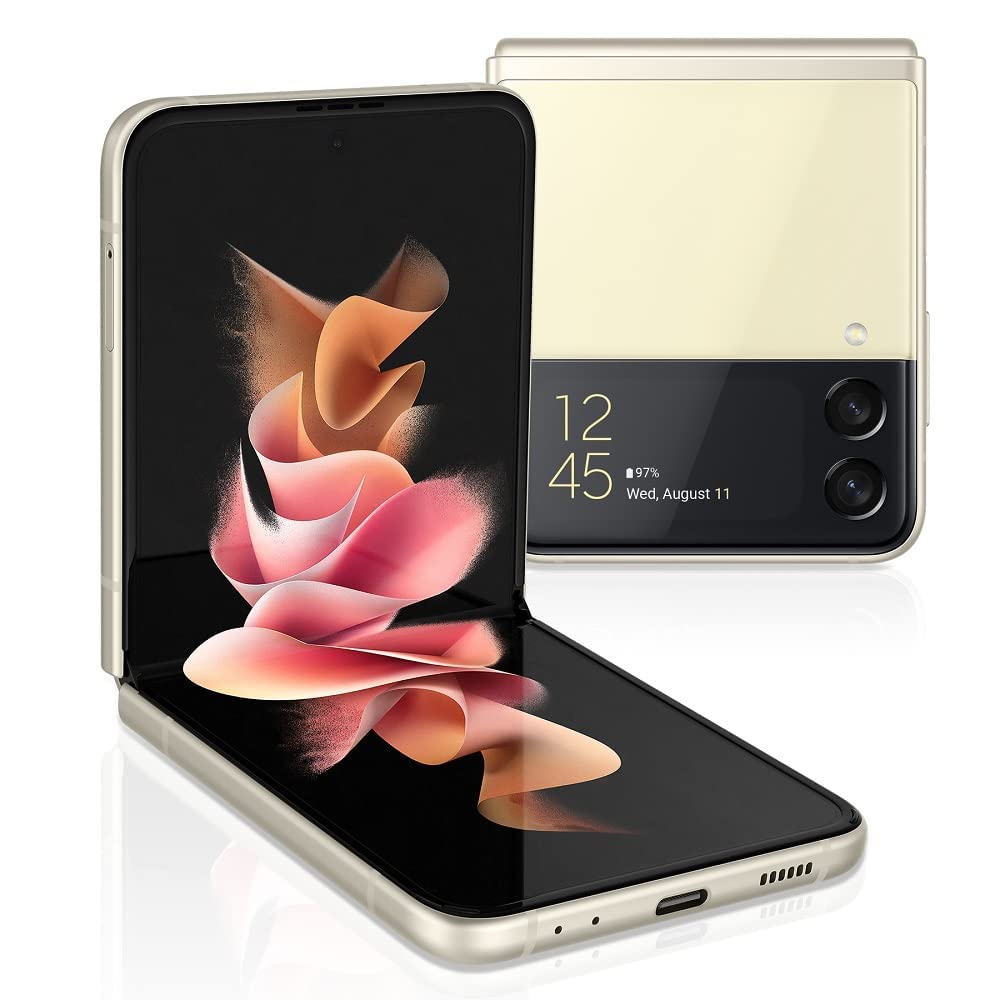 SAMSUNG Galaxy Z Flip 3 5G, US Version, 128GB, Phantom Black - Unlocked (Renewed) - 9 Boss Studio Mp3 store