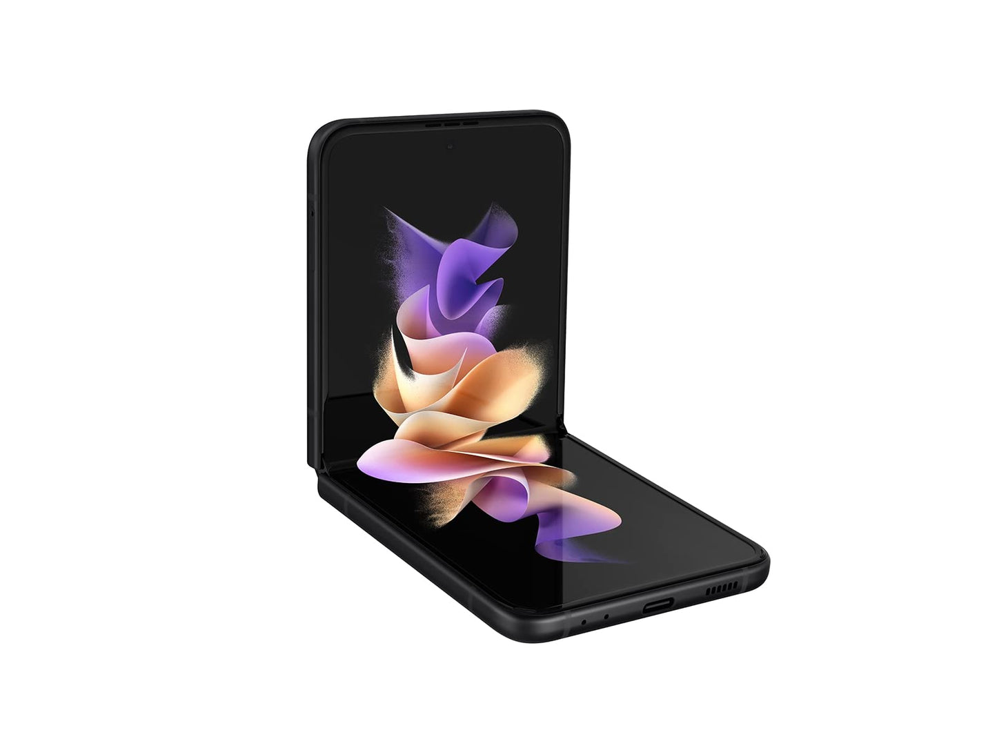 SAMSUNG Galaxy Z Flip 3 5G, US Version, 128GB, Phantom Black - Unlocked (Renewed) - 9 Boss Studio Mp3 store