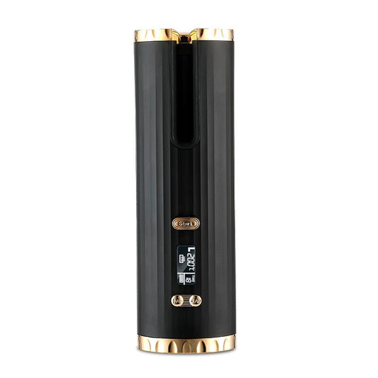 Rechargeable Automatic Hair Curler Women Portable Hair Curling Iron LCD Display Ceramic Curly Rotating Curling Wave Styer - 9 Boss Studio Mp3 store