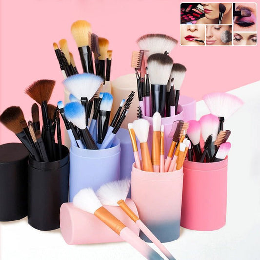 12pcs Makeup Brush Set Blush Eyeshadow Eyelash Highlighter Makeup Brush - 9 Boss Studio Mp3 store