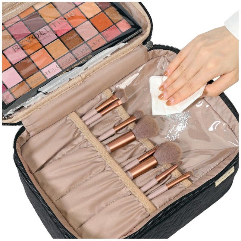 Portable Fashion Double Layer Cosmetics Bag - 9 Boss Studio Mp3 store
