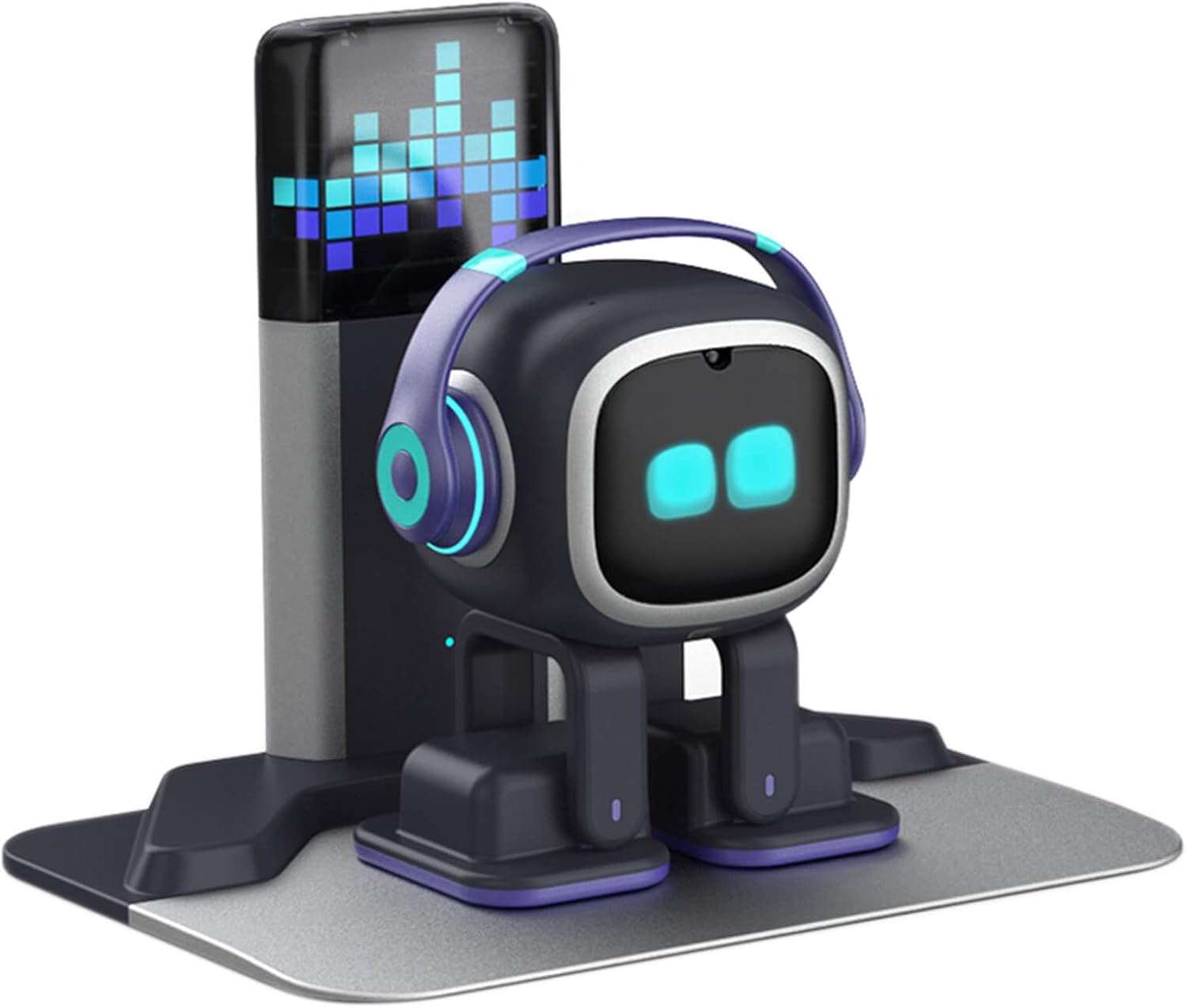 AI Desk Robot Companion - ChatGPT Enabled with Voice Commands & Dance Feature, Interactive Robot Pet with Personality, Comes with Charging Home Station - 9 Boss Studio Mp3 store