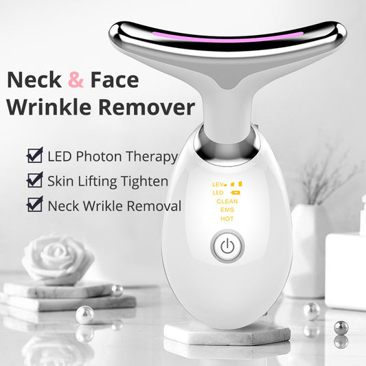 EMS Thermal Neck Lifting And Tighten Massager Electric Microcurrent Wrinkle Remover - 9 Boss Studio Mp3 store