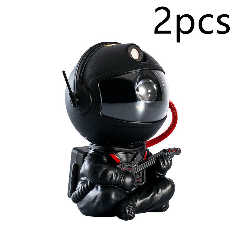 Mini Version Of Astronaut Star Projection Lamp Creative Gift Atmosphere Decorative Lamp Colorful Flowing Starry Night Light - 9 Boss Studio Mp3 store