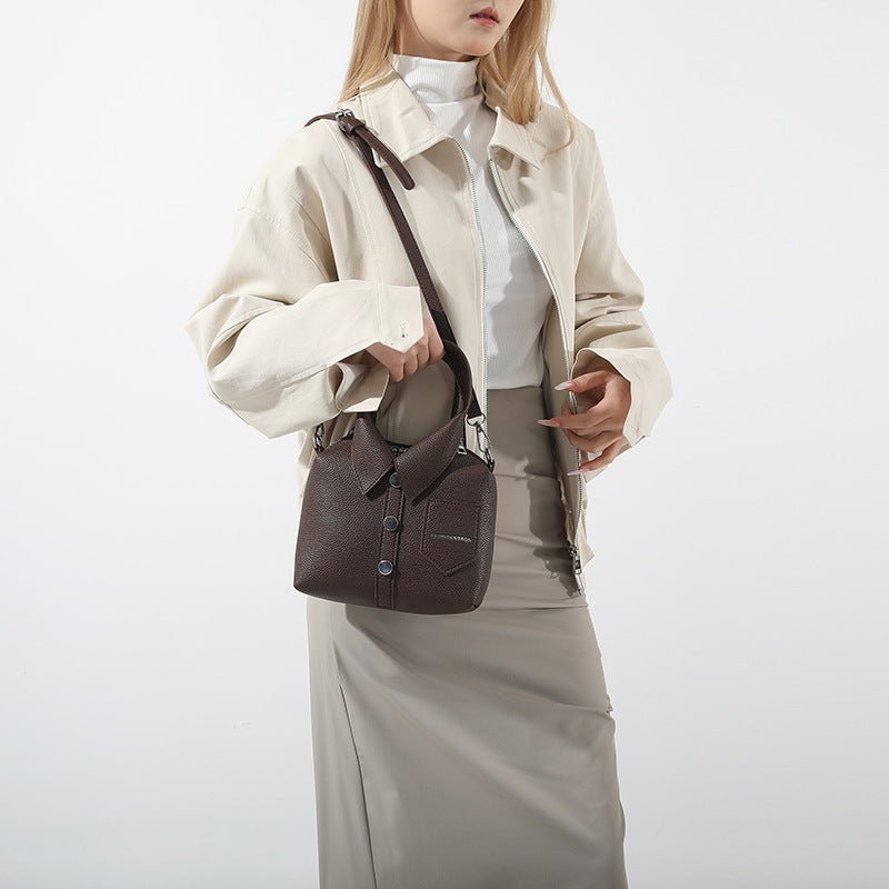 New Clothes Stylish Simple And Versatile Shoulder Crossbody Handbag - 9 Boss Studio Mp3 store