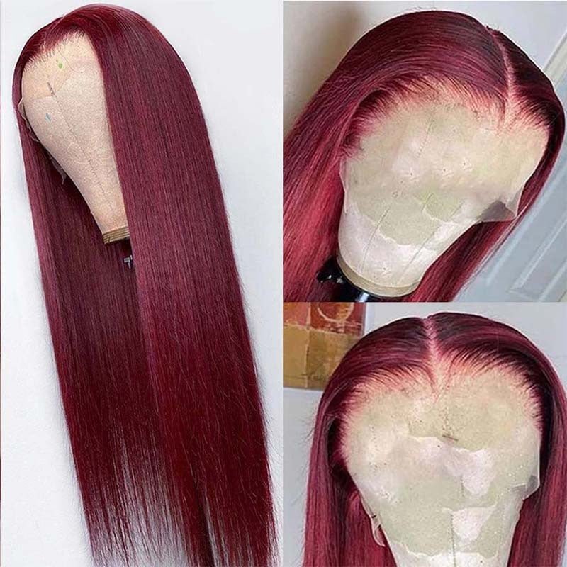 Full Headgear Long Straight Front Lace Wig Smooth Hair - 9 Boss Studio Mp3 store