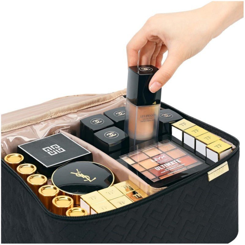 Portable Fashion Double Layer Cosmetics Bag - 9 Boss Studio Mp3 store