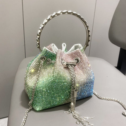 European And American Shiny Diamond Handbag For Women - 9 Boss Studio Mp3 store
