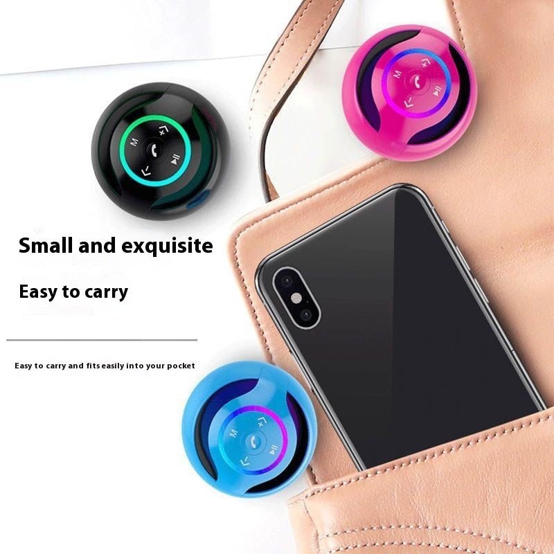Colorful Light Bluetooth Audio Super Dynamic Bass Boost Portable Small Speaker Mini High Sound Quality Large Volume - 9 Boss Studio Mp3 store