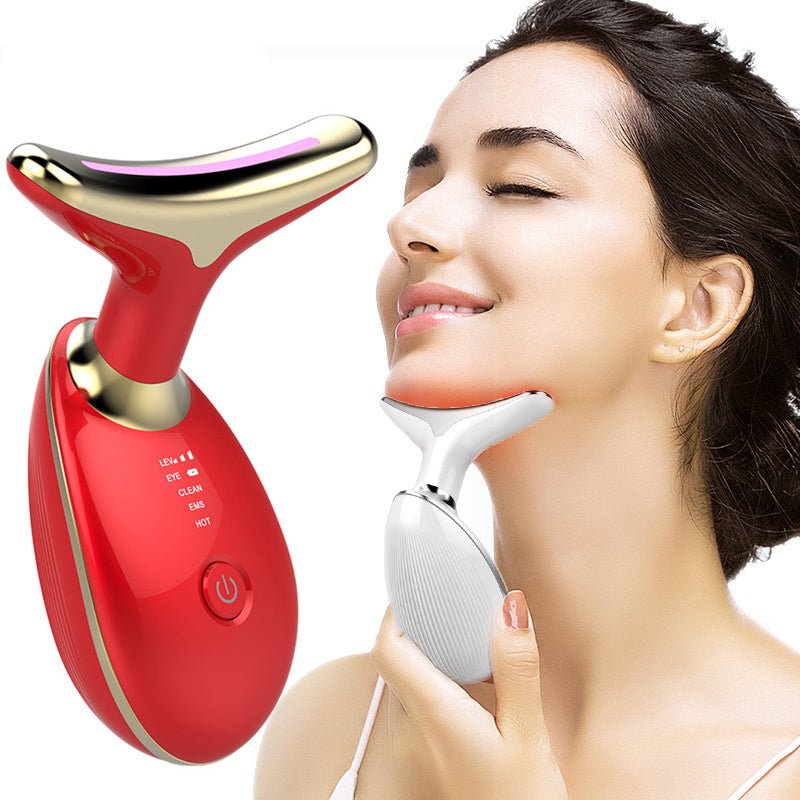 EMS Thermal Neck Lifting And Tighten Massager Electric Microcurrent Wrinkle Remover - 9 Boss Studio Mp3 store