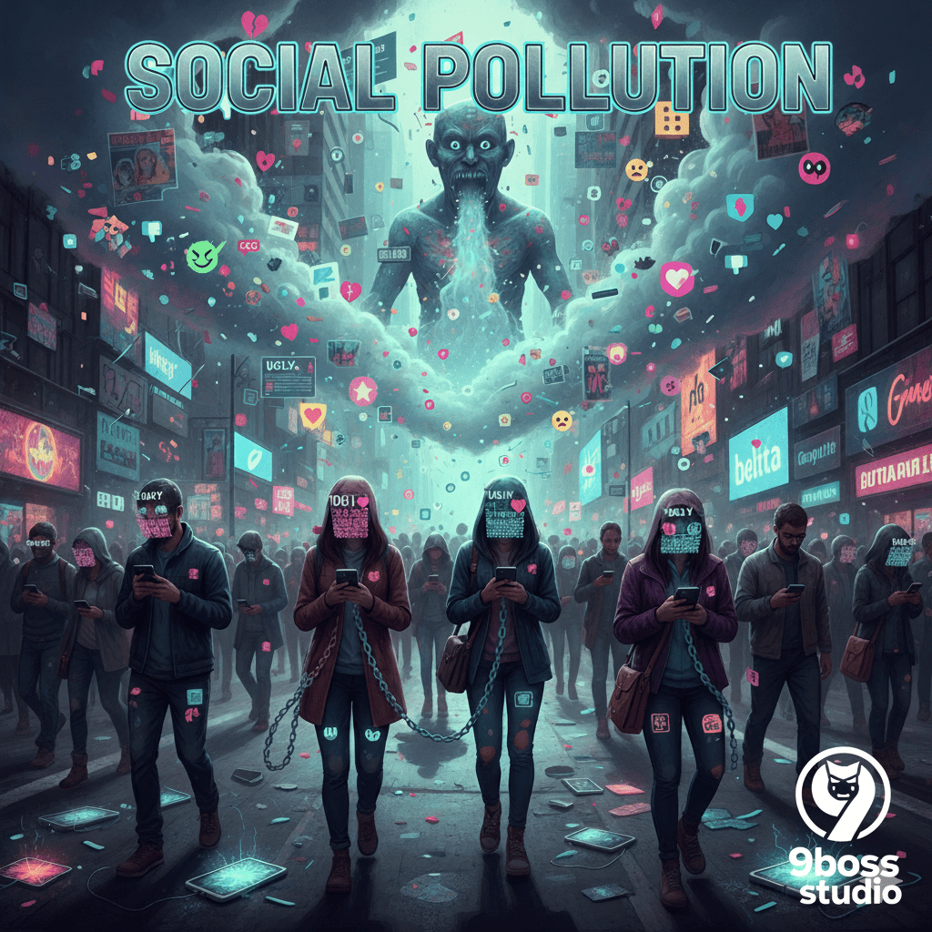 Social Pollution - 9 Boss Studio Mp3 store