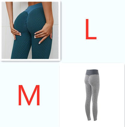 Plaid Leggings Fitness Yoga Pants Women's Seamless High Waist Breathable Gym Leggings - 9 Boss Studio Mp3 store