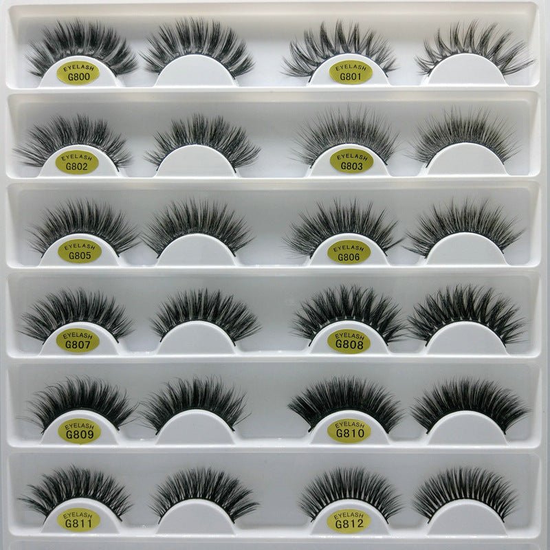 3D mink hair false eyelashes - 9 Boss Studio Mp3 store