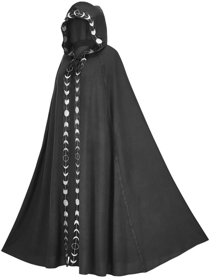 Hooded Cloak Medieval Renaissance 5 Color Printed Cloak Halloween Cosplay Costume New Fashion Festival Play Costume Halloween Costumes - 9 Boss Studio Mp3 store