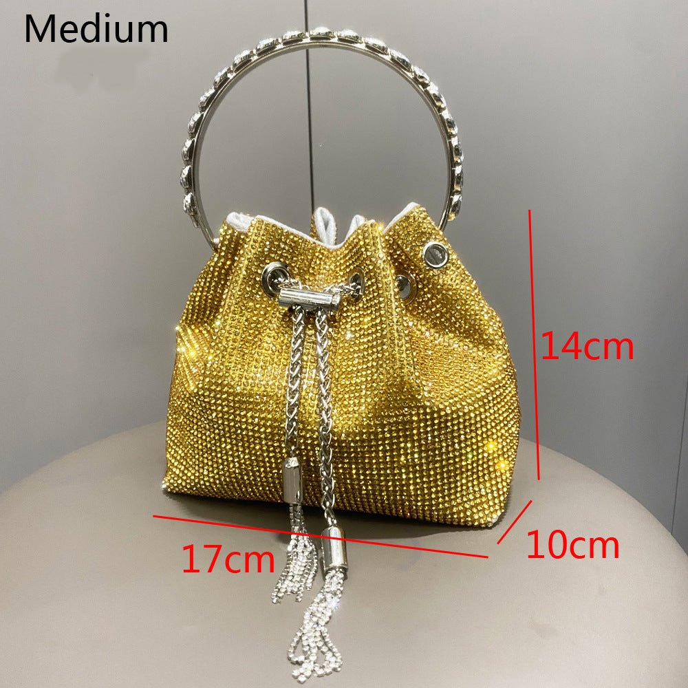 European And American Shiny Diamond Handbag For Women - 9 Boss Studio Mp3 store