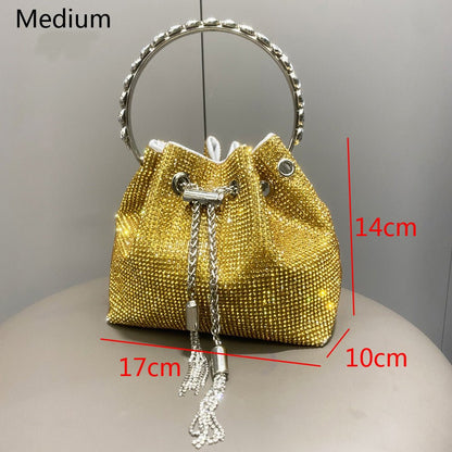European And American Shiny Diamond Handbag For Women - 9 Boss Studio Mp3 store