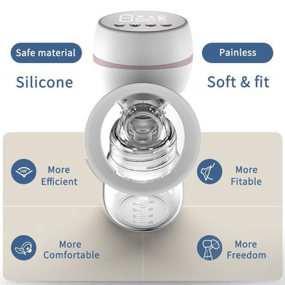 Electric Breast Pump Automatic Milking Device Integrated Breast Pump - 9 Boss Studio Mp3 store