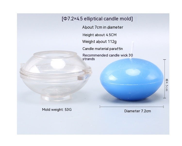 Floating Candle Mould Oval Hand - made Material - 9 Boss Studio Mp3 store