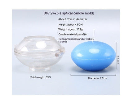 Floating Candle Mould Oval Hand - made Material - 9 Boss Studio Mp3 store
