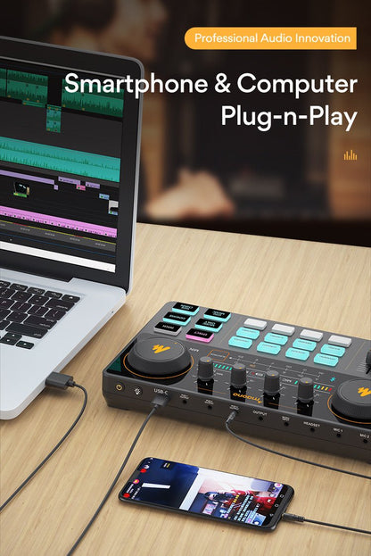 Mobile computer universal live broadcast equipment - 9 Boss Studio Mp3 store