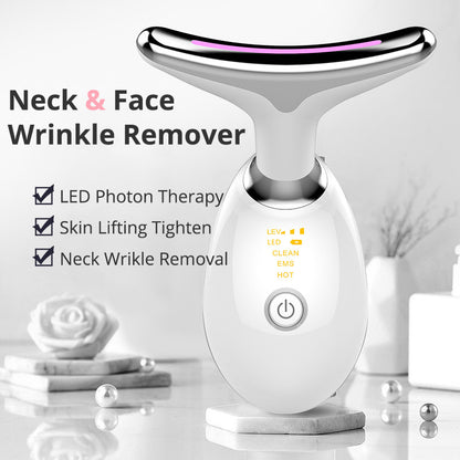 EMS Thermal Neck Lifting And Tighten Massager Electric Microcurrent Wrinkle Remover - 9 Boss Studio Mp3 store
