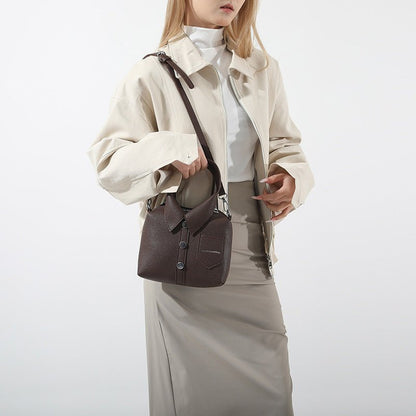 New Clothes Stylish Simple And Versatile Shoulder Crossbody Handbag - 9 Boss Studio Mp3 store