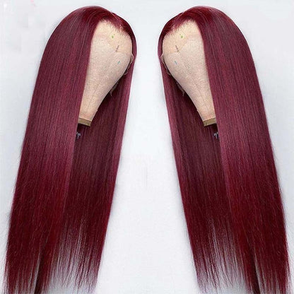 Full Headgear Long Straight Front Lace Wig Smooth Hair - 9 Boss Studio Mp3 store