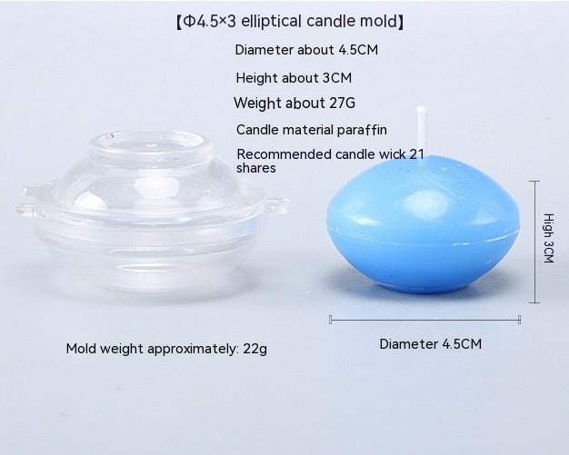 Floating Candle Mould Oval Hand - made Material - 9 Boss Studio Mp3 store