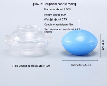 Floating Candle Mould Oval Hand - made Material - 9 Boss Studio Mp3 store