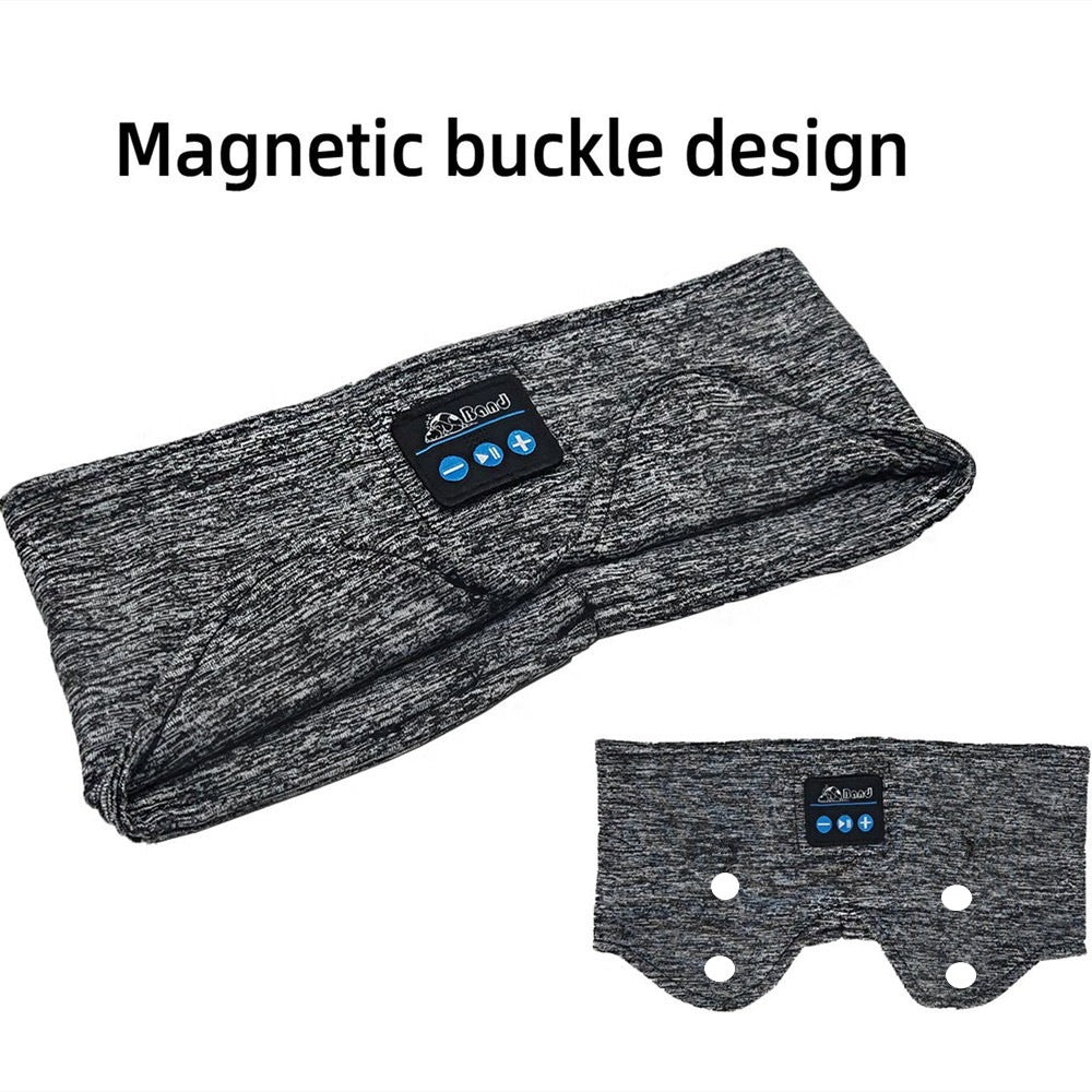 Headscarf Eye Mask Dual - use Music Headset Bluetooth Hair Band Sleeping - 9 Boss Studio Mp3 store
