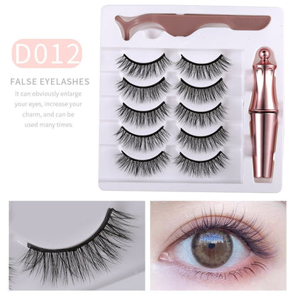 Mink Eyelashes Magnetic Eyelashes 5 Pairs Of Magnets - 9 Boss Studio Mp3 store